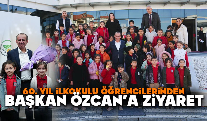 İlkokul Öğrencilerinden Başkan Özcan’a Ziyaret
