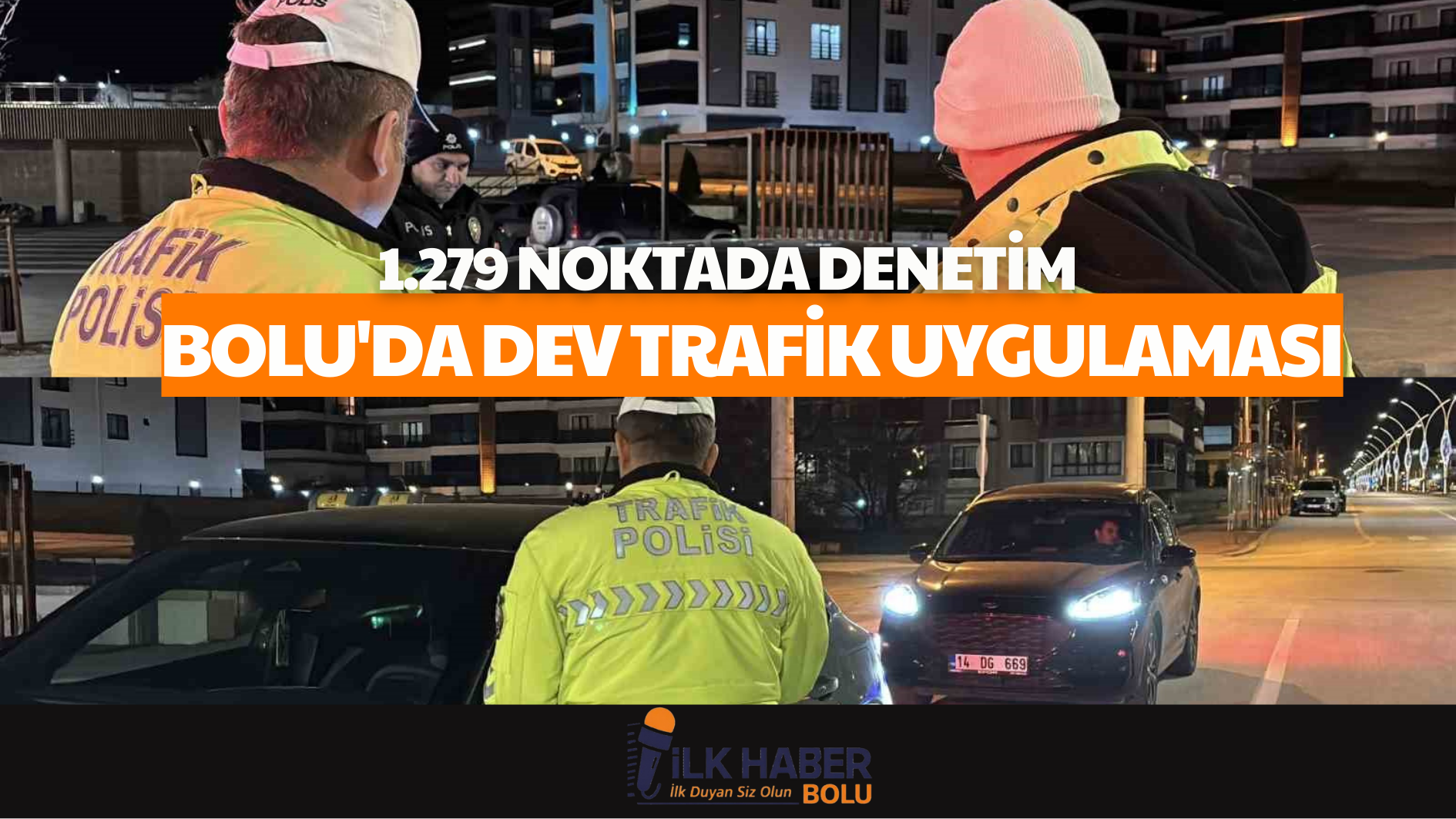 Bolu’da trafik ekipleri bin 279 uygulama gerçekleştirdi
