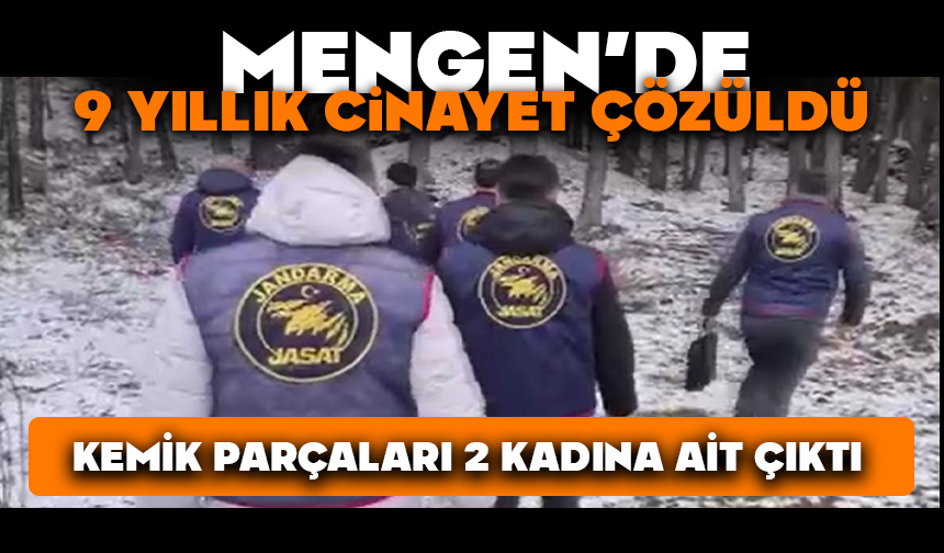 Mengen’de 9 Yıllık Cinayet DNA ile Çözüldü: Kemik Parçaları 2 Kadına Ait Çıktı