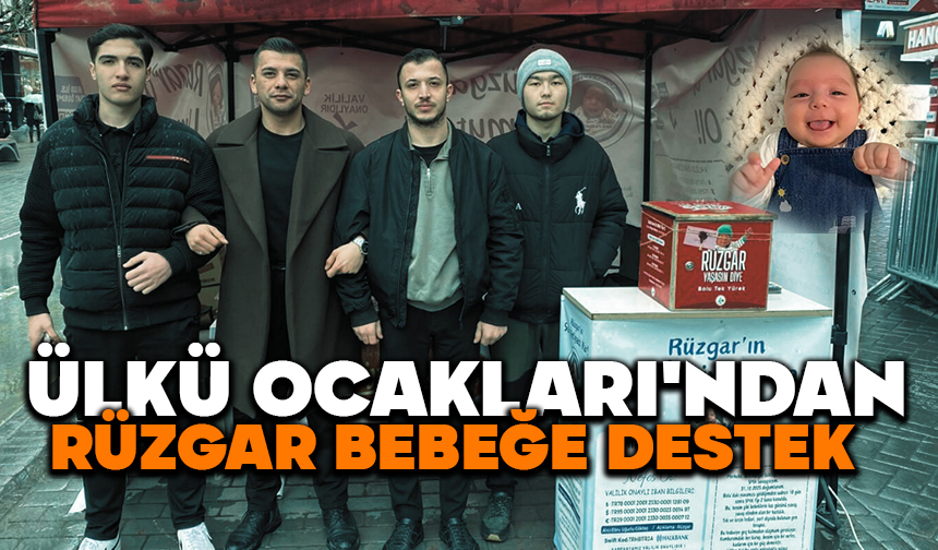 Ülkü Ocakları’ndan Rüzgar Bebeğe Destek