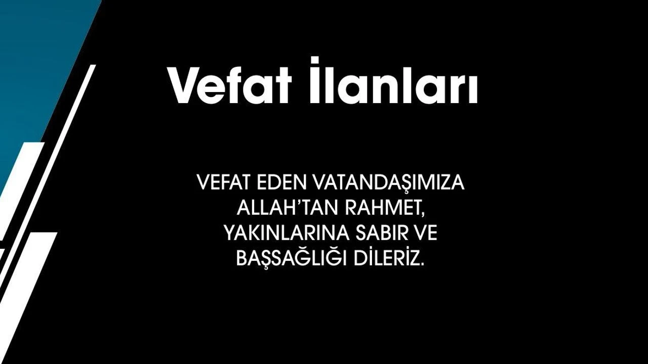 Bolu’da Vefat İlanı 06.03.2026